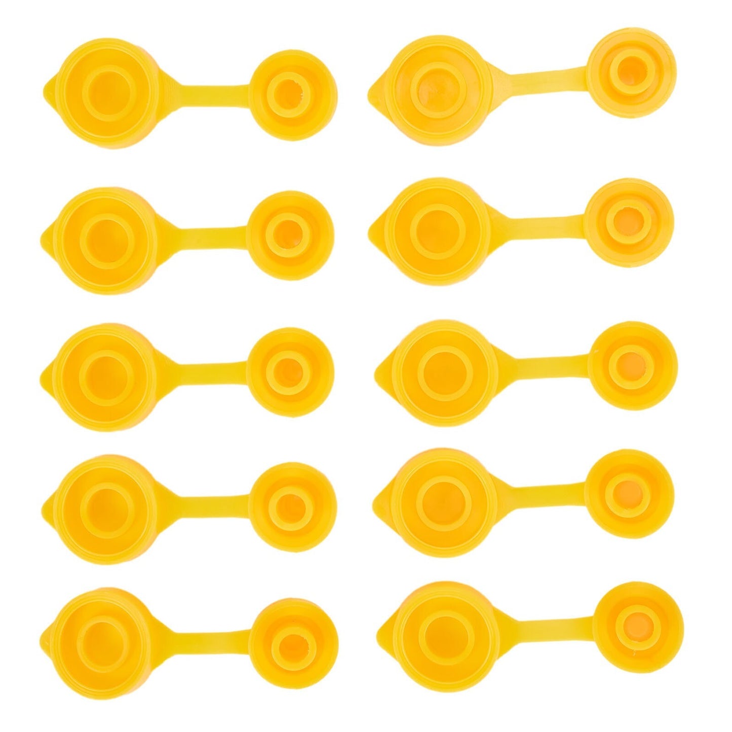 10x Yellow Vent Cap Plug for Gas Can Compatible with Blitz Chilton and More