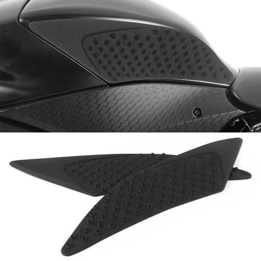 Gas Tank Pad Traction Side Knee Fuel Grip Decal Fit for YAMAHA YZF R6 2017-2018 BLK