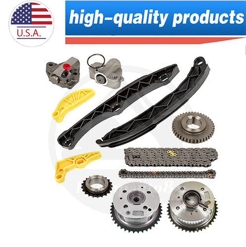 Timing Chain Kit +Camshaft VVT Gear for G4KJ for KIA Sorento Optima Sportage 2.4 2.0