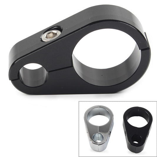 for Harley 1 Handlebar Motorcycle Aluminum Brake Clutch Cable Wire Clamp Clip