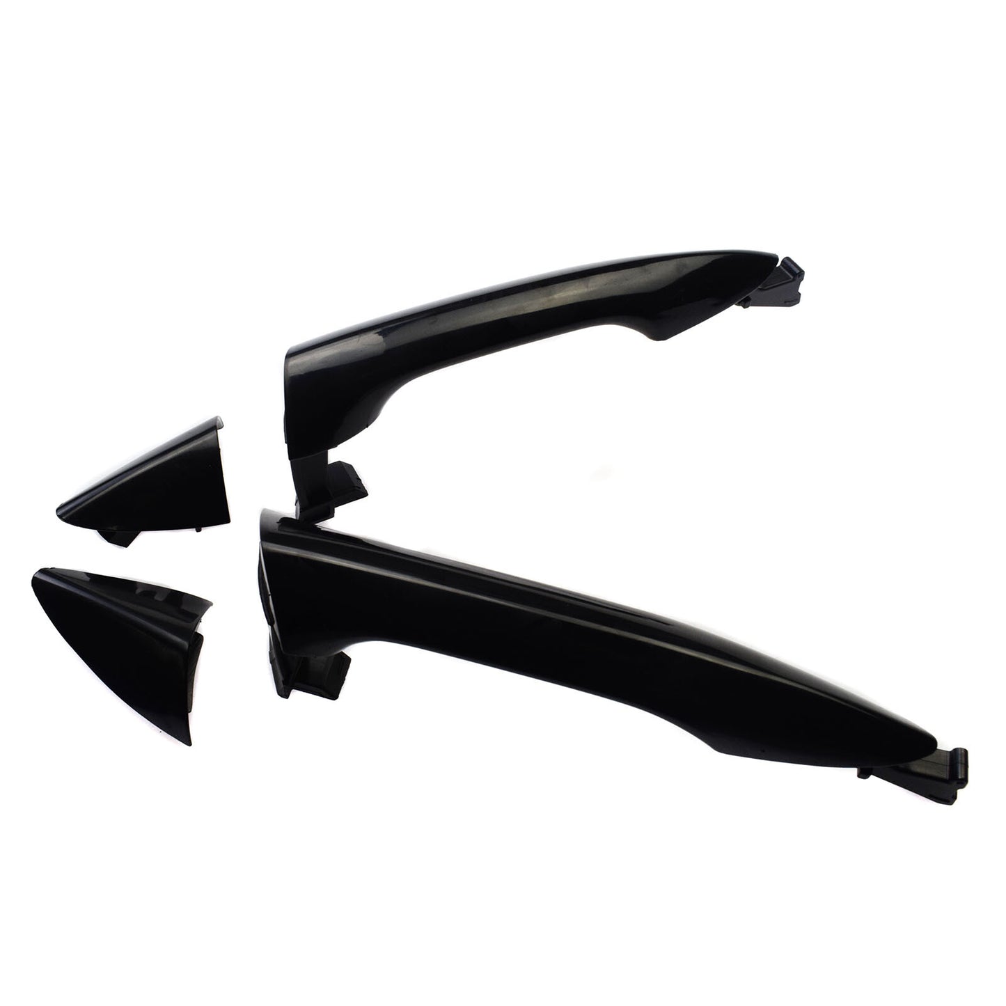 Two-piece set of left and right exterior door handles suitable for Hyundai for Elantra 2011-2016.