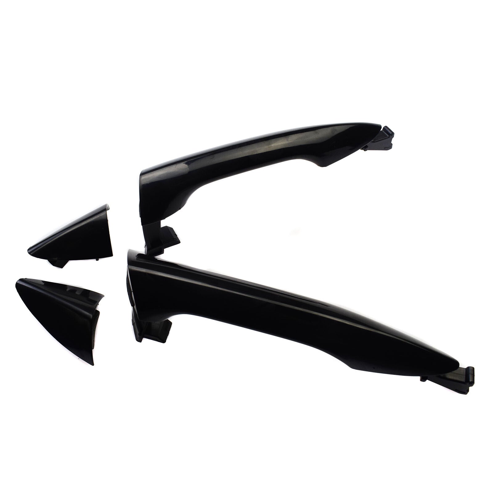 Two-piece set of left and right exterior door handles suitable for Hyundai for Elantra 2011-2016.