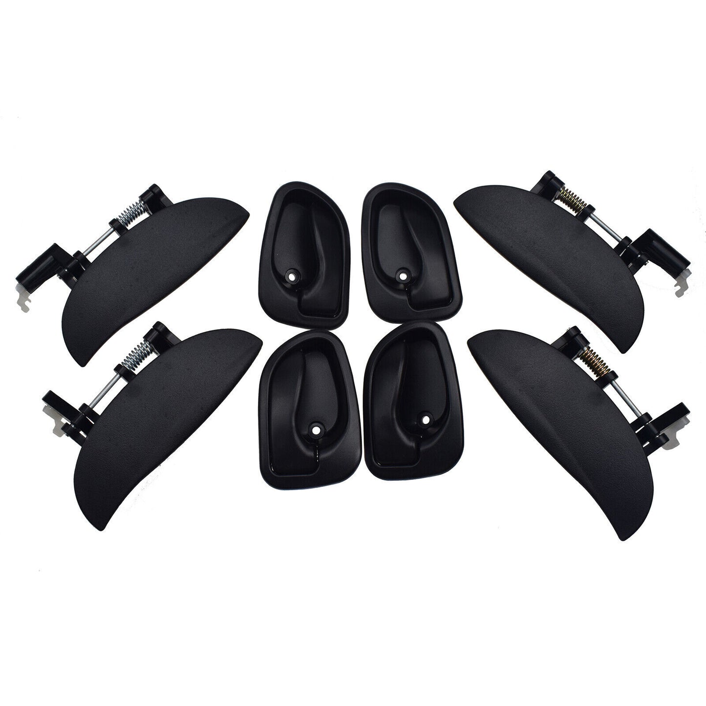 for Hyundai Atos Sanatro 8Pcs Inside Outside Door Handle Front Rear Left Right