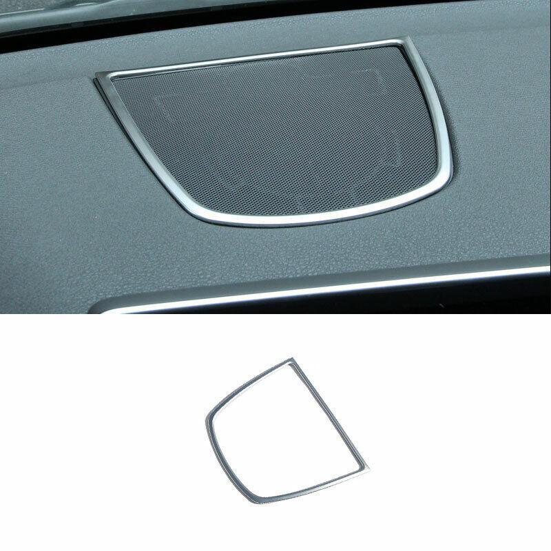 for BMW X5 X6 F15 F16 2014-2018 ABS Silver Console Dashboard Speaker Cover Trim
