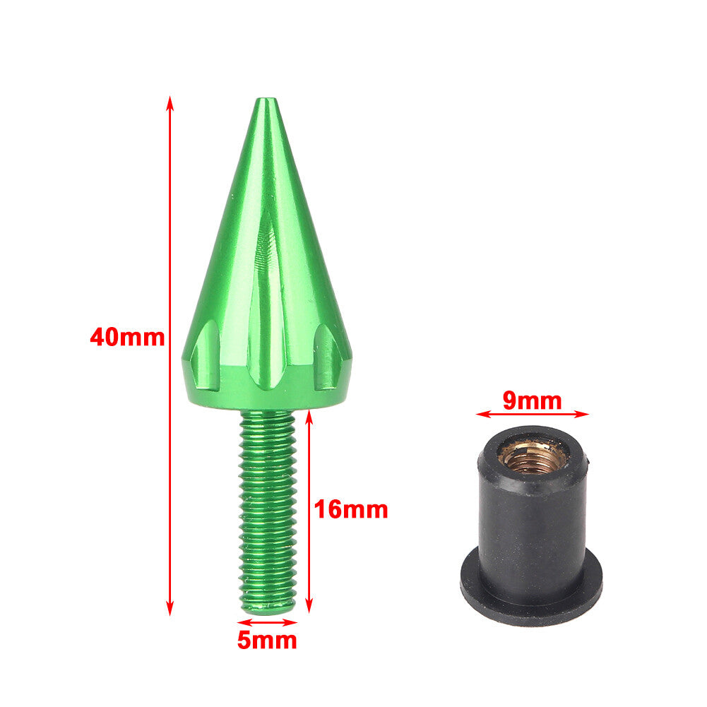 Motorcycle Windshield Spike Bolt Screw Kit for Honda for Yamaha for Suzuki for BMW Blue