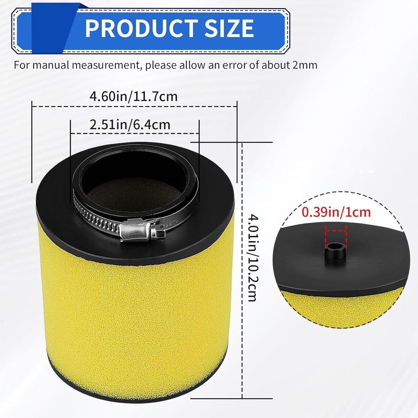 17254-HM8-000Air Filter for Honda TRX250EX Recon 250 TRX250 TRX250TE 2x4