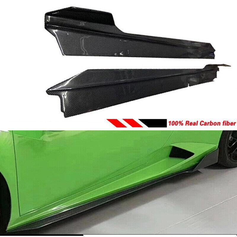 Carbon fiber side skirt kit for Lamborghini for Huracan LP580 LP610