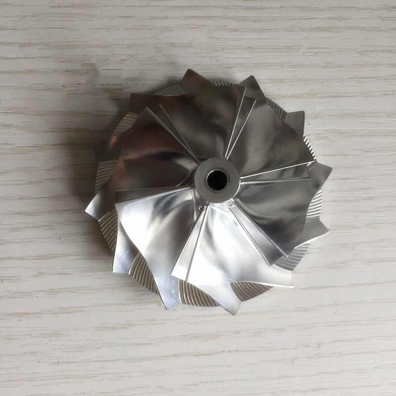 TD04HL 20G 52.56/68.00mm 6+6 blades 49189-X performance billet compressor wheel