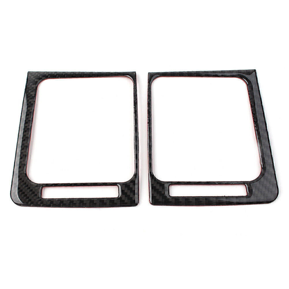 for Subaru Forester 2013-2017 2018 L&R Carbon Fiber Console Air Outlet Vent Trim