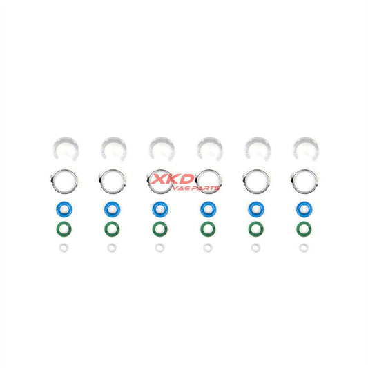 6 Fuel Injector Sealing Kits for Volkswagen Touareg, for Audi A4, S4, Q5, Q7, R8