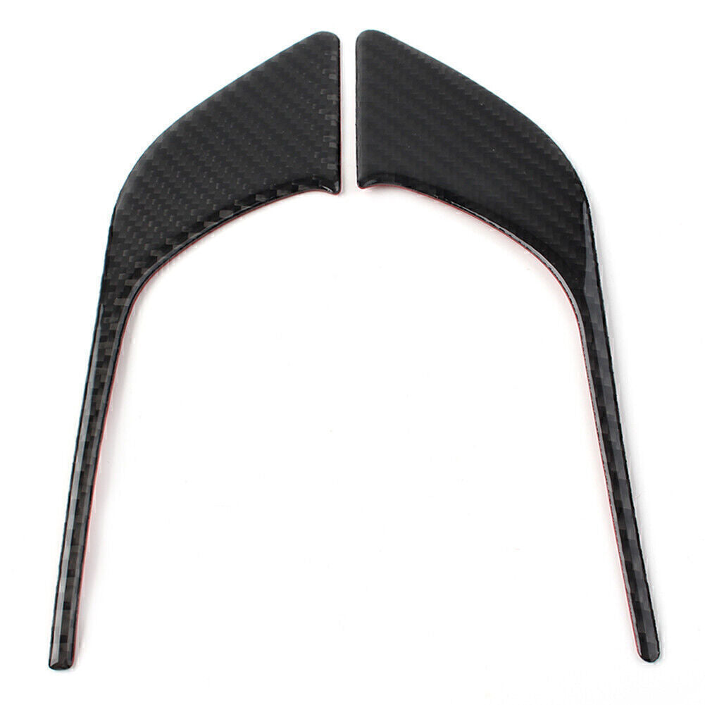 Fit 2013-18 17 for Subaru Forester Carbon Fiber Inner Front Door Handles Cover Trim