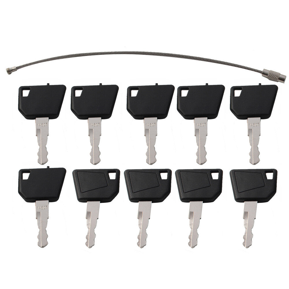 Z¨¹ndschl¨¹ssel 10 St¨¹ck f¨¹r JCB Caterpillar Dynapac for Volvo 14607 701/45501 422455