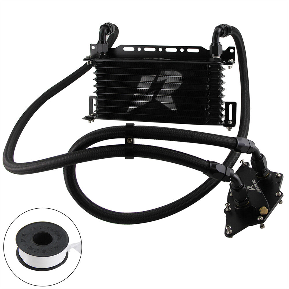 10 Row Oil Cooler Kit for BMW I8 X1 F20 F21 F45 F46 F48 for Mini Cooper F54 F55 F56