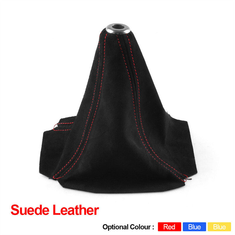 Suede leather Car Gear Shift Knob Boot Gear Head Dust Cover Gear Lever Boots