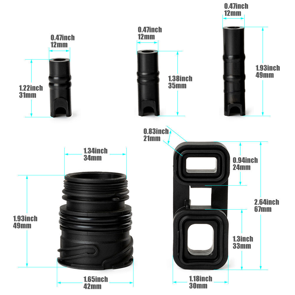 Suitable for BMW 04-05 GAS6P19Z Trans electromechanical sealing kit (6 pieces) for automatic transmissions E60 E90