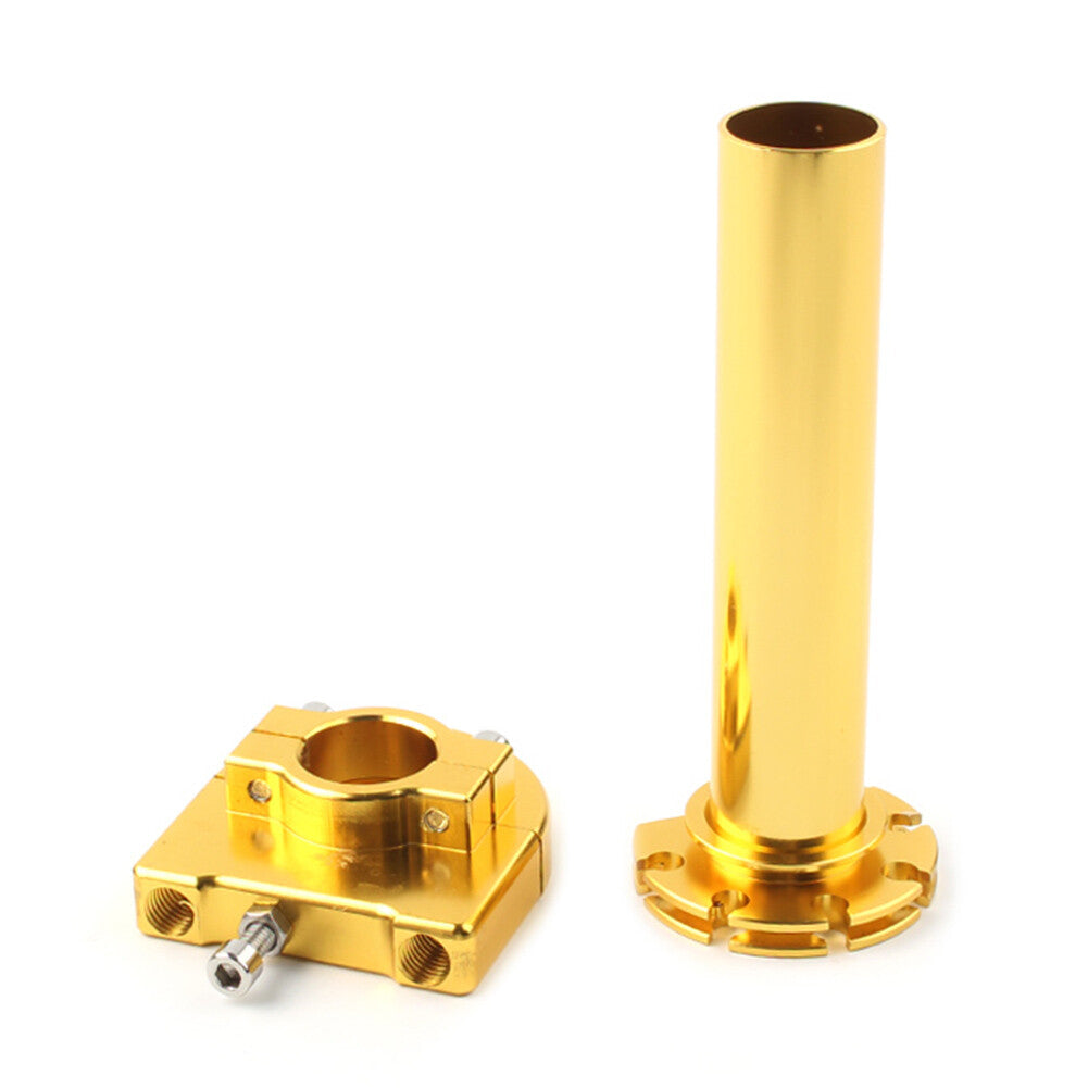 For Motorcycle Universal CNC 7/8in Turn Twist Throttle Handle Bar Throttle Tube