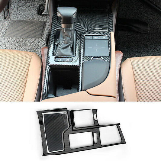 Carbon Fiber Gear Shift Control Panel Cover Trim for Lexus ES250 300h 350 19-22