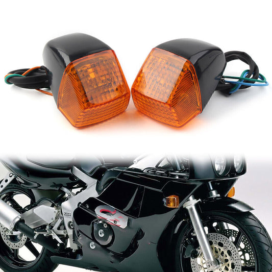 Pair Turn Signal Light Amber Lense for HONDA CBR250RR MC22 CBR400RR NC29