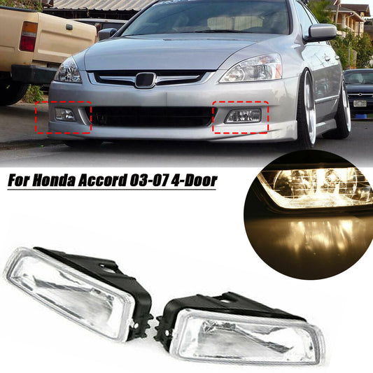 A pair of fog light bulb kits with switch and wiring for Honda Accord/ for Acura 2003-2007 models.