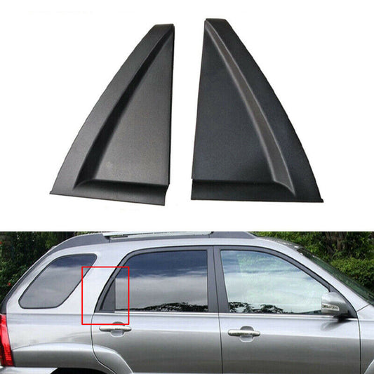 Applicable to for Kia Sportage 2005-2010 dual rear door exterior Delta molding (left and right).