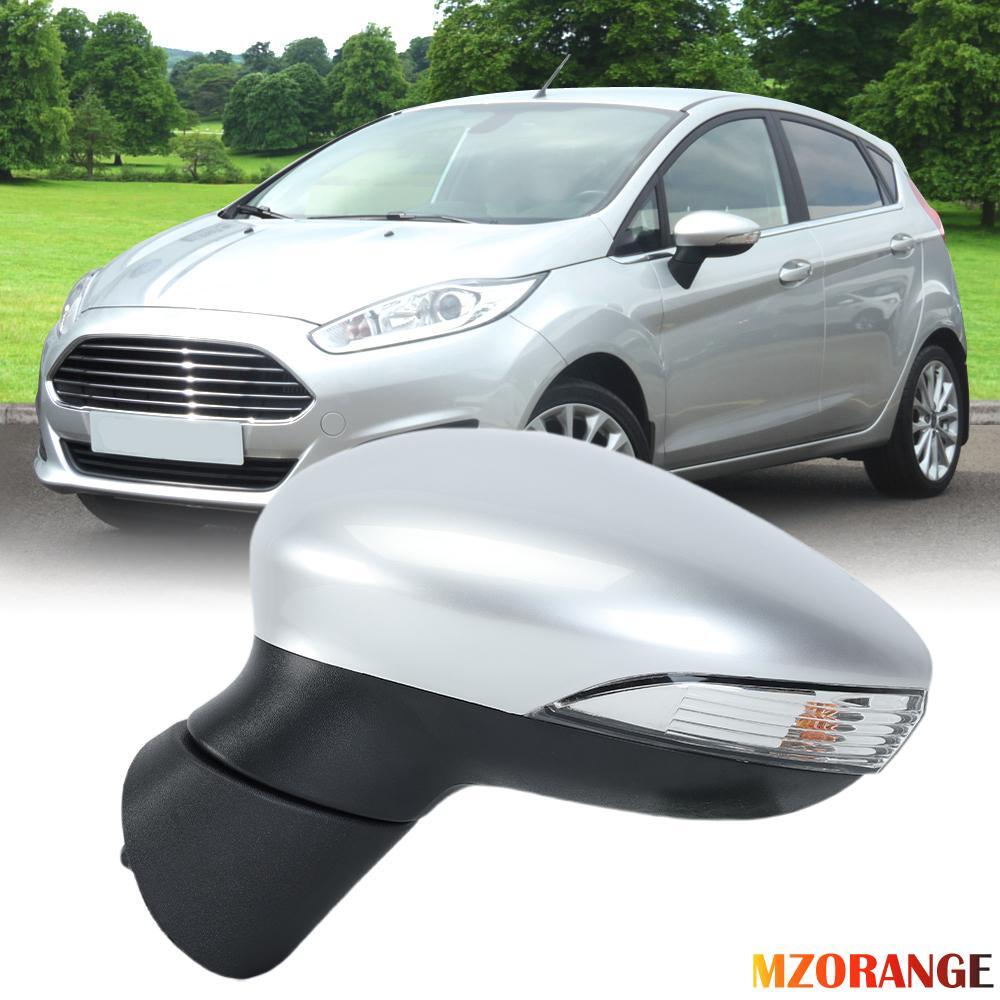 F¨¹r for Ford Fiesta MK7 2013-2017 Links Au?enspiegel Manuell Beheizbar Silber
