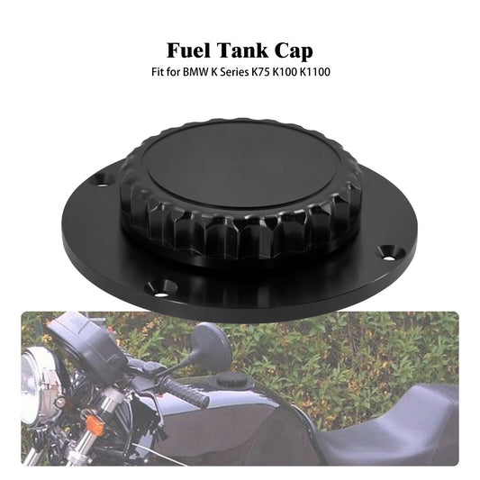 Gas Feul Black Tank Cap Oil Tank Petrol Cap Cover Fits for BMW K1 K75 K100 K1100