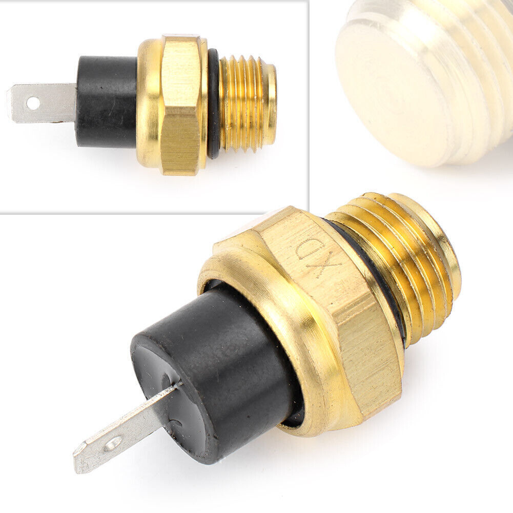 Radiator Cooling Coolant Fan Switch Temp Sensor Universal Fit for Honda Street Bike