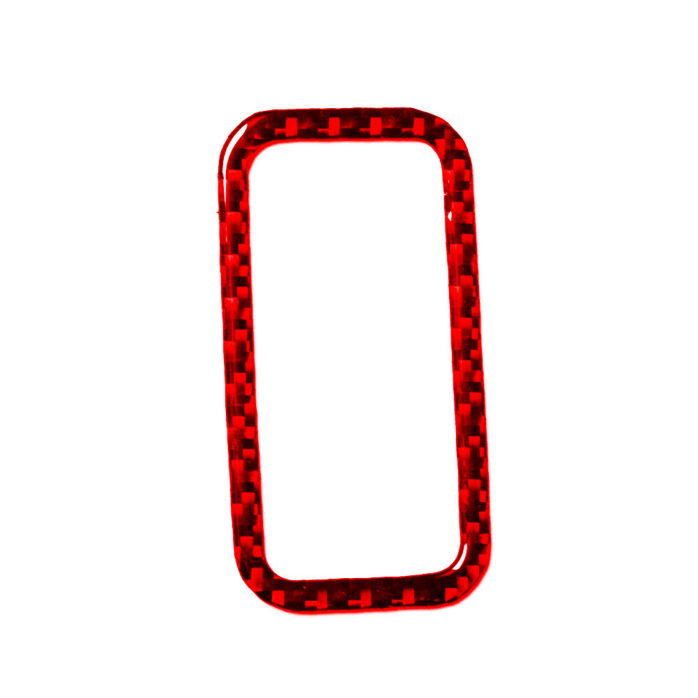 Red Carbon Fiber Skylight Handle Decorative Trim Cover for Subaru Forester 05-08