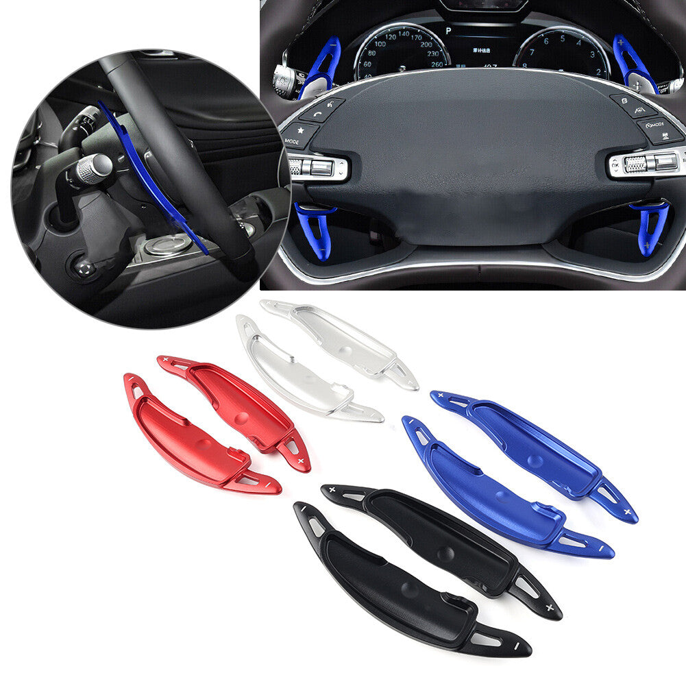 Aluminum Alloy Steering Wheel Paddle Shifter Extension for Genesis GV70 Sport