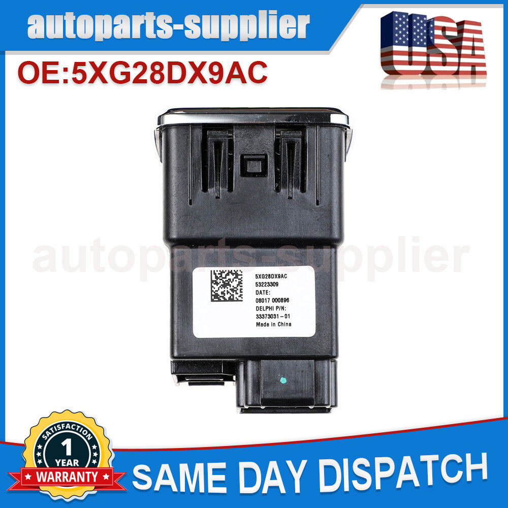 Compatible with 2017-2021 for Jeep Cherokee Compass Charging Port USB AUX 5XG28DX9AC