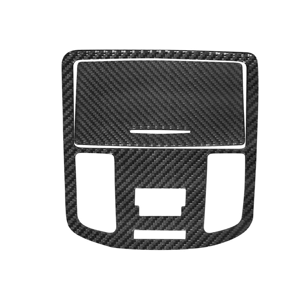 2Pcs Carbon Fiber Roof Reading lights Cover Trim For 2015-2021 for Toyota Hilux