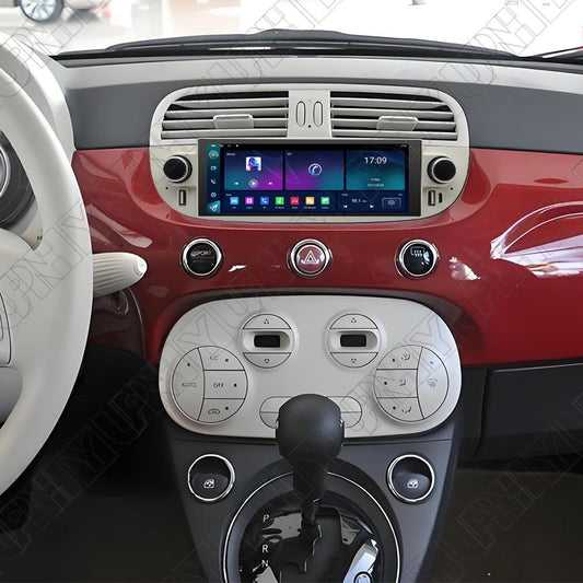 6.86 For 2007-18 for Fiat 500 Carplay 2+32GB Stereo Radio GPS Nav Wifi FM BT Player