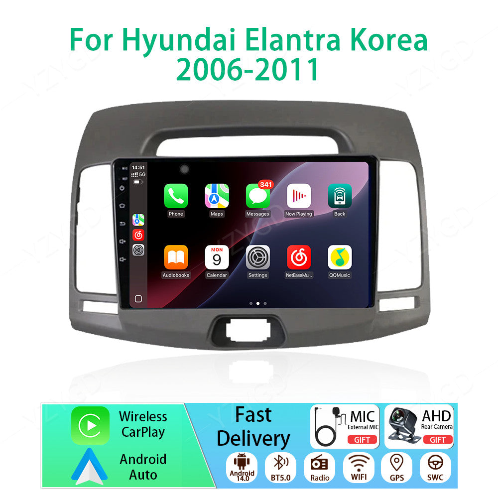 for Hyundai for Elantra Korea 2006-2011 Android CarPlay Car Radio GPS Stereo Screen