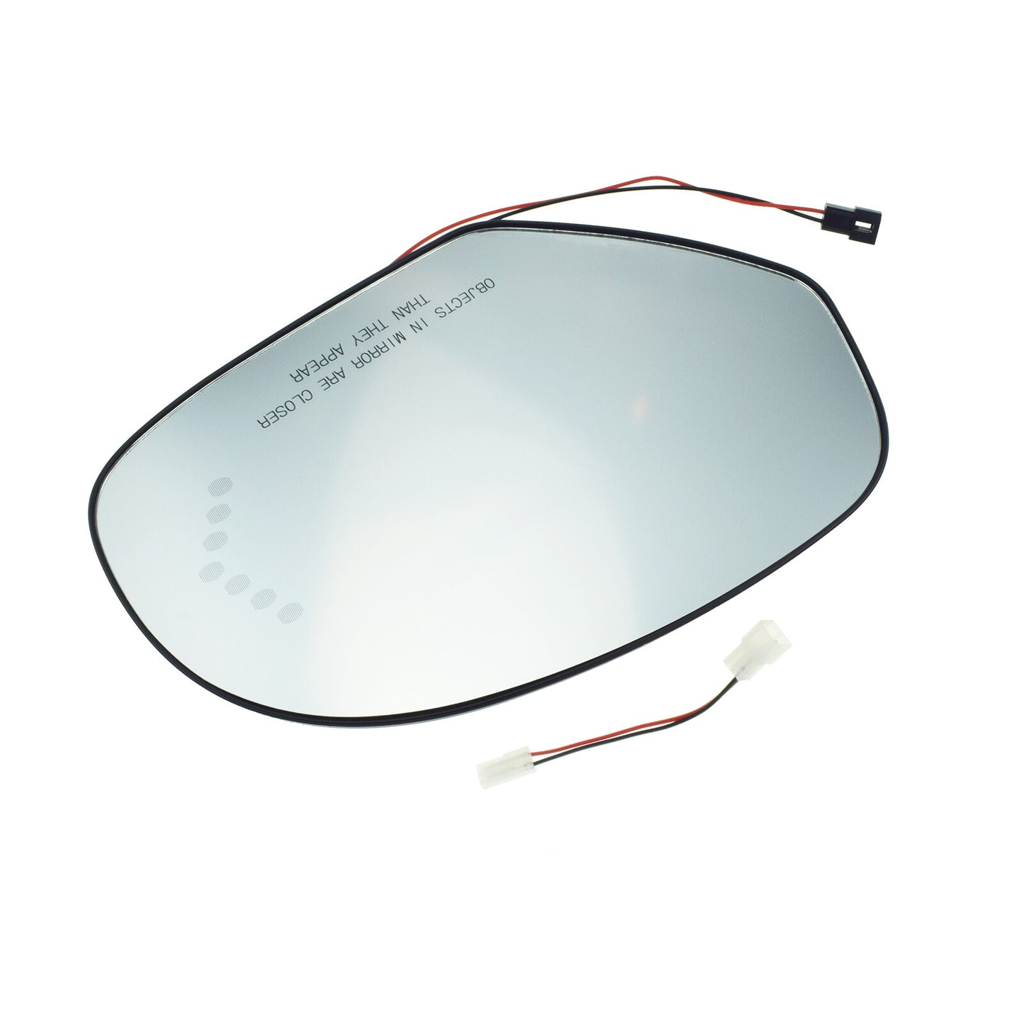 The right-side heated mirror glass signal applies to the 2007-13 for Chevrolet Silverado Tahoe for GMC .