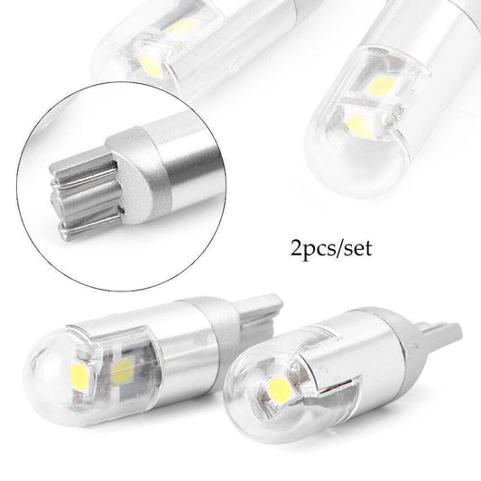 Universal Car LED Reading Light License Plate lamp T10 3030 3SMD 9W White 2pcs