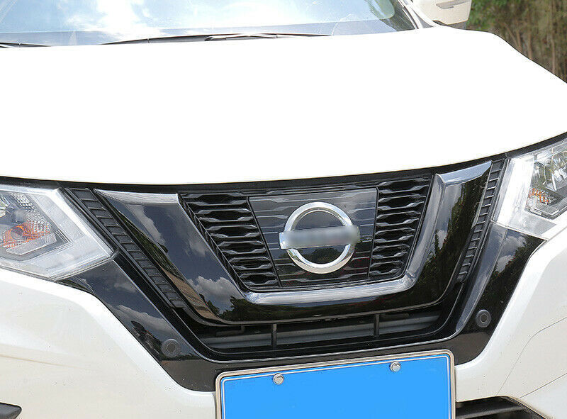 for Nissan Rogue Sport 2020-2021 Gloss Black Replace Car Front Grille Trim Cover