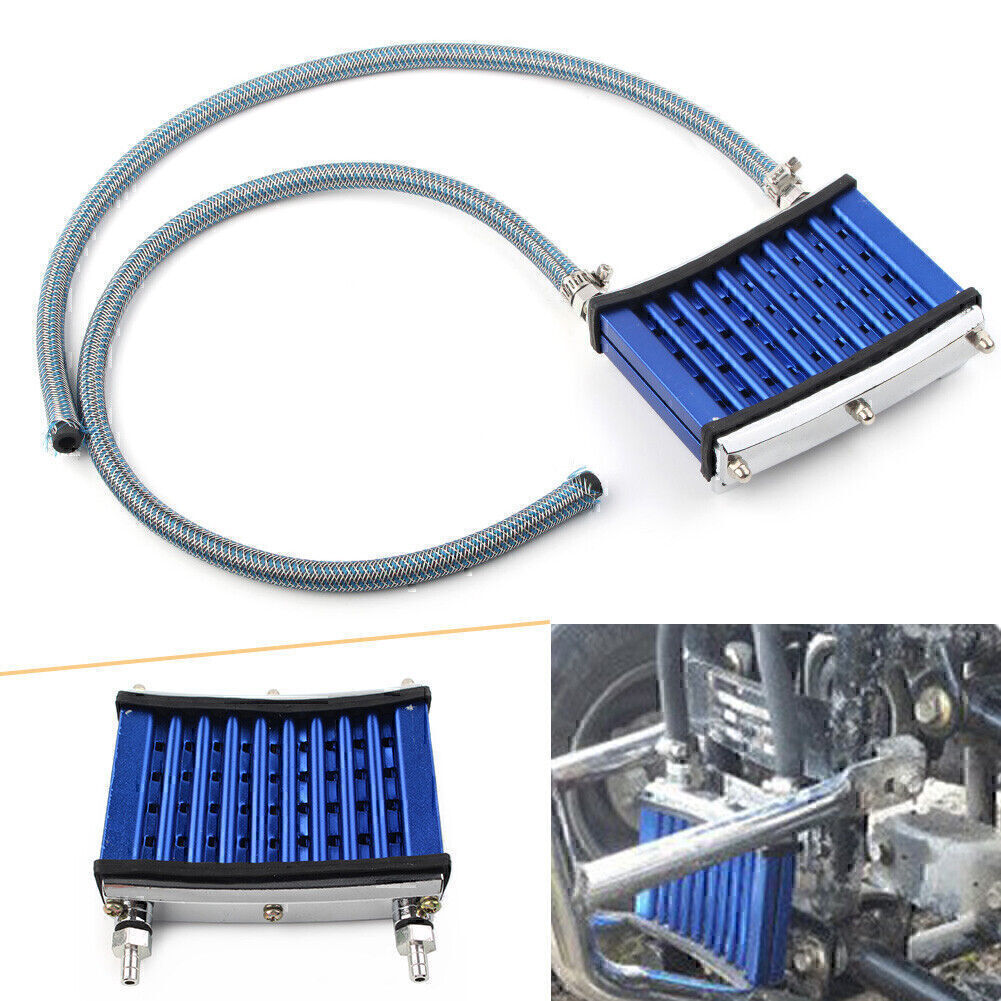 Oil Cooler Cooling Radiator For 125cc 140cc 150cc Motor Dirt Pit Bike ATV Blue