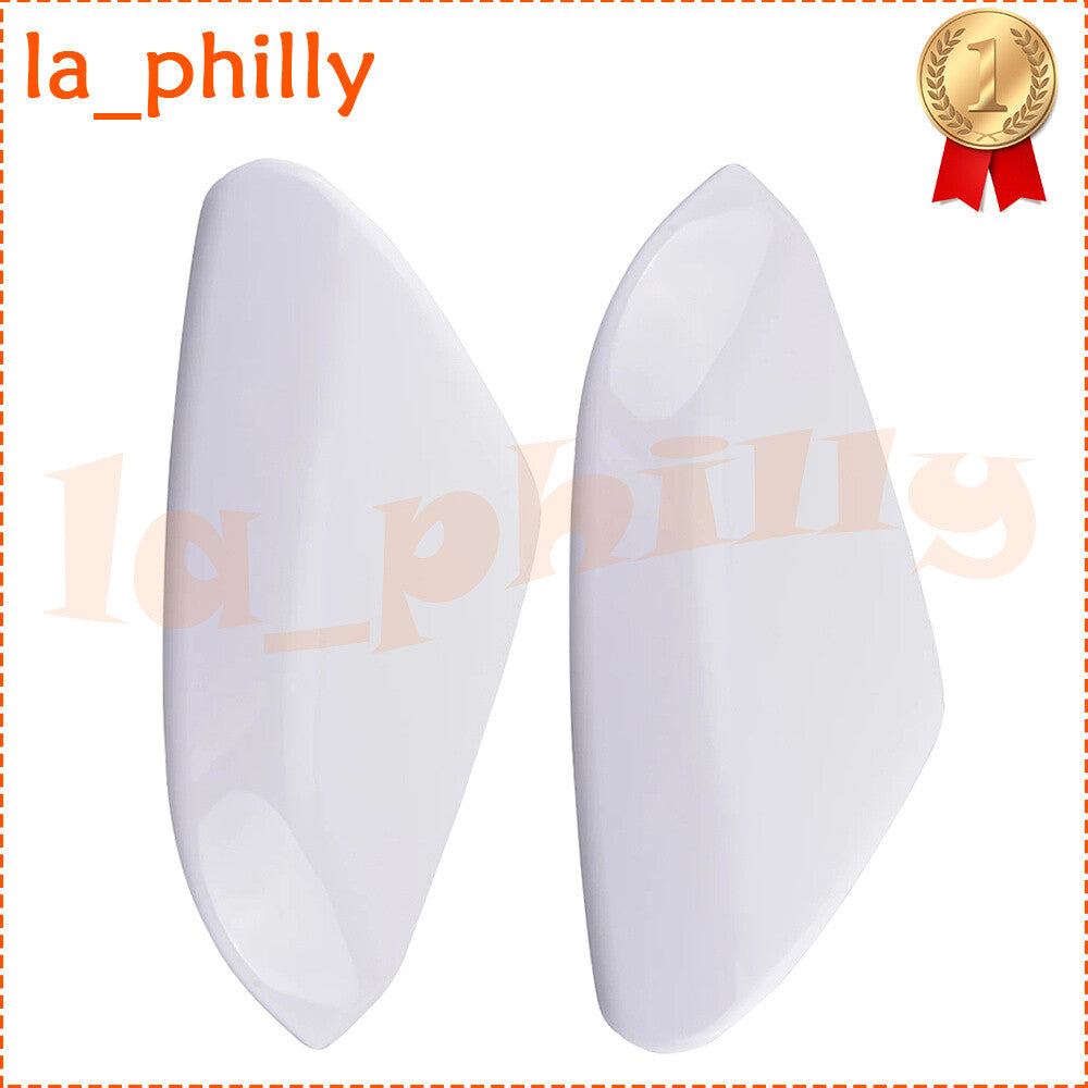Fit for Honda for Civic 2016-20 White Front LHRH Side Mirror Cover Trim Cap Plastic