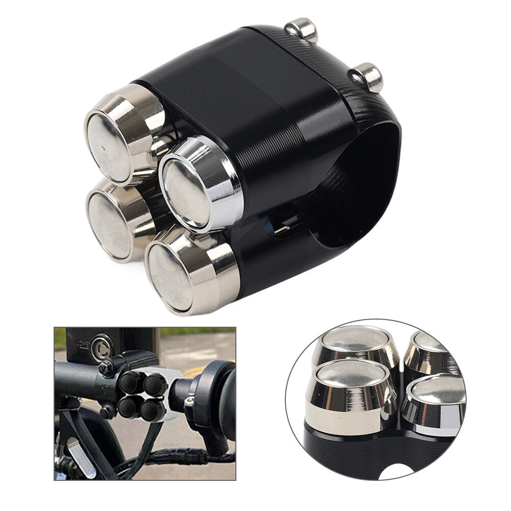 Motorcycle 1 Handlebar Horn Turn Signal Light Control Switch for Harley Bobber