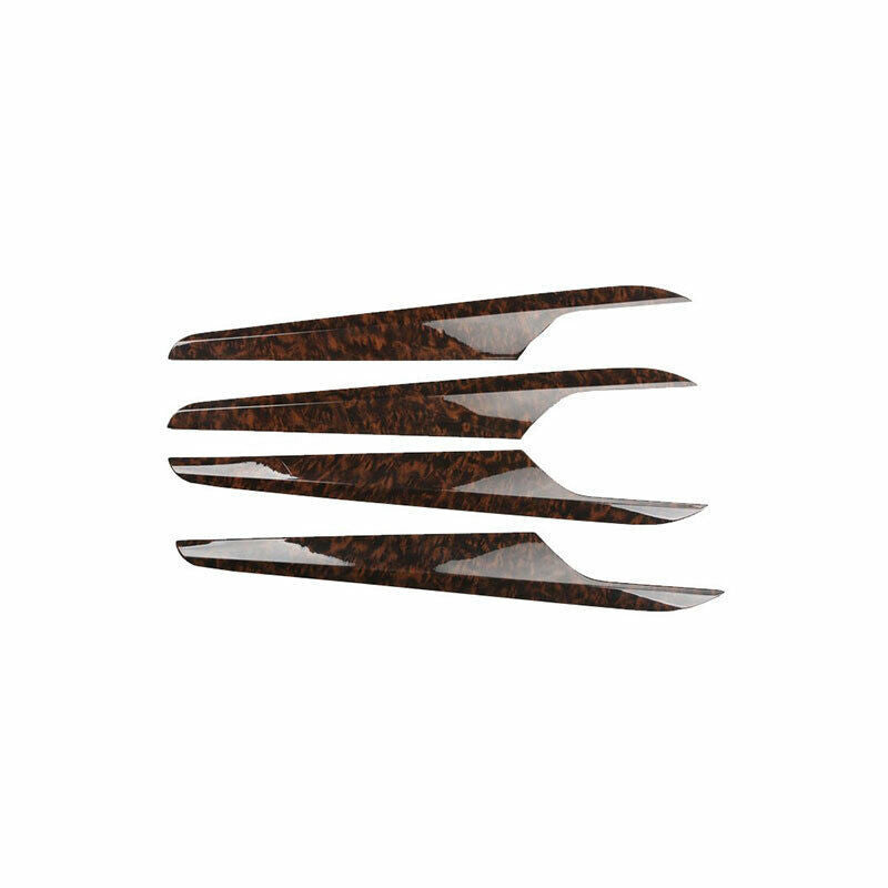 for BMW X1 E84 2013-15 Agate Wood Grain Interior Door Panel Strip Cover Trim 4P