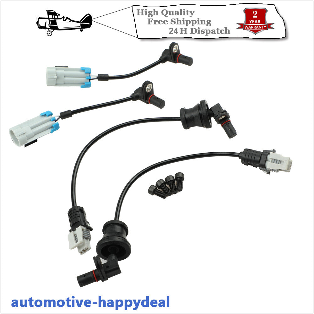 4X FRONT REAR ABS SPEED SENSOR for HOLDEN for CHEVROLET CAPTIVA for VAUXHALL for OPEL ANTARA
