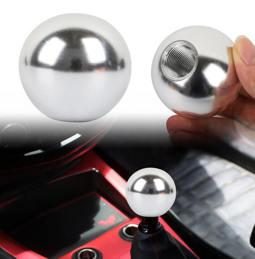 Car manual shift lever, transmission, round ball, silver, suitable for Honda for Acura