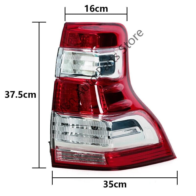 2Pcs for Toyota for Land Cruiser Prado LC150 FJ150 2014-2017 1Pair Rear Tail Light