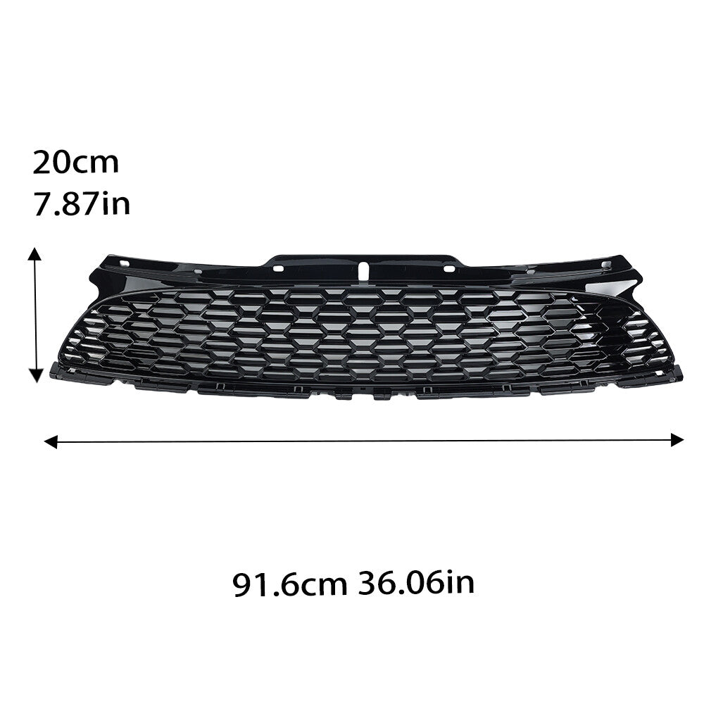F¨¹r for BMW for Mini R55 07-15 K¨¹hlergrill Front Mittelgrill Gl?nz Schwarz 51117255125