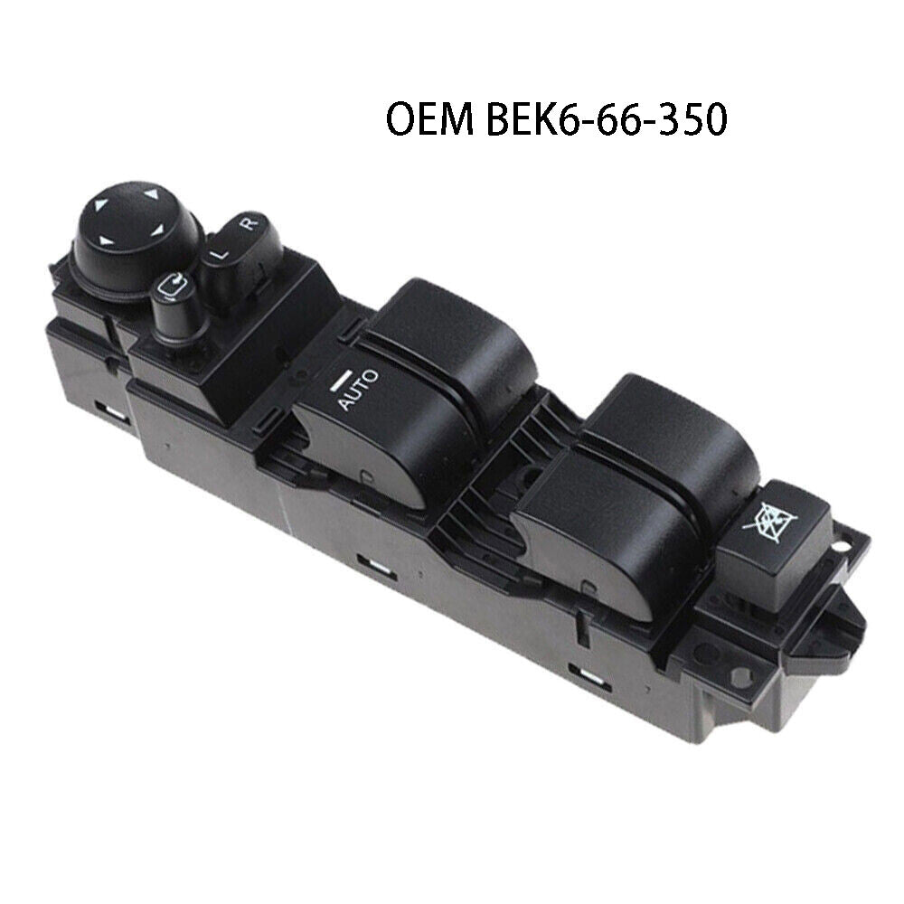for Mazda 3 2009-2016 black BEK6-66-350 BEK666350 US Window Switch Driver's Side