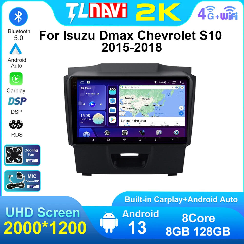 Car Radio Multimedia for Isuzu D-MAX for Chevrolet TrailBlazer S-10 GPS Navigation