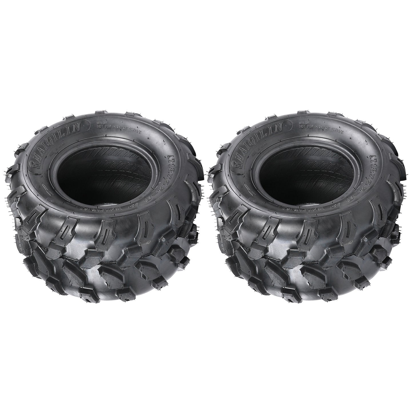 2pc 18x9.50-8 18x9.5-8 Tyre Tubeless fo ATV Quad Dirt Bike Ride on Mower Go Kart