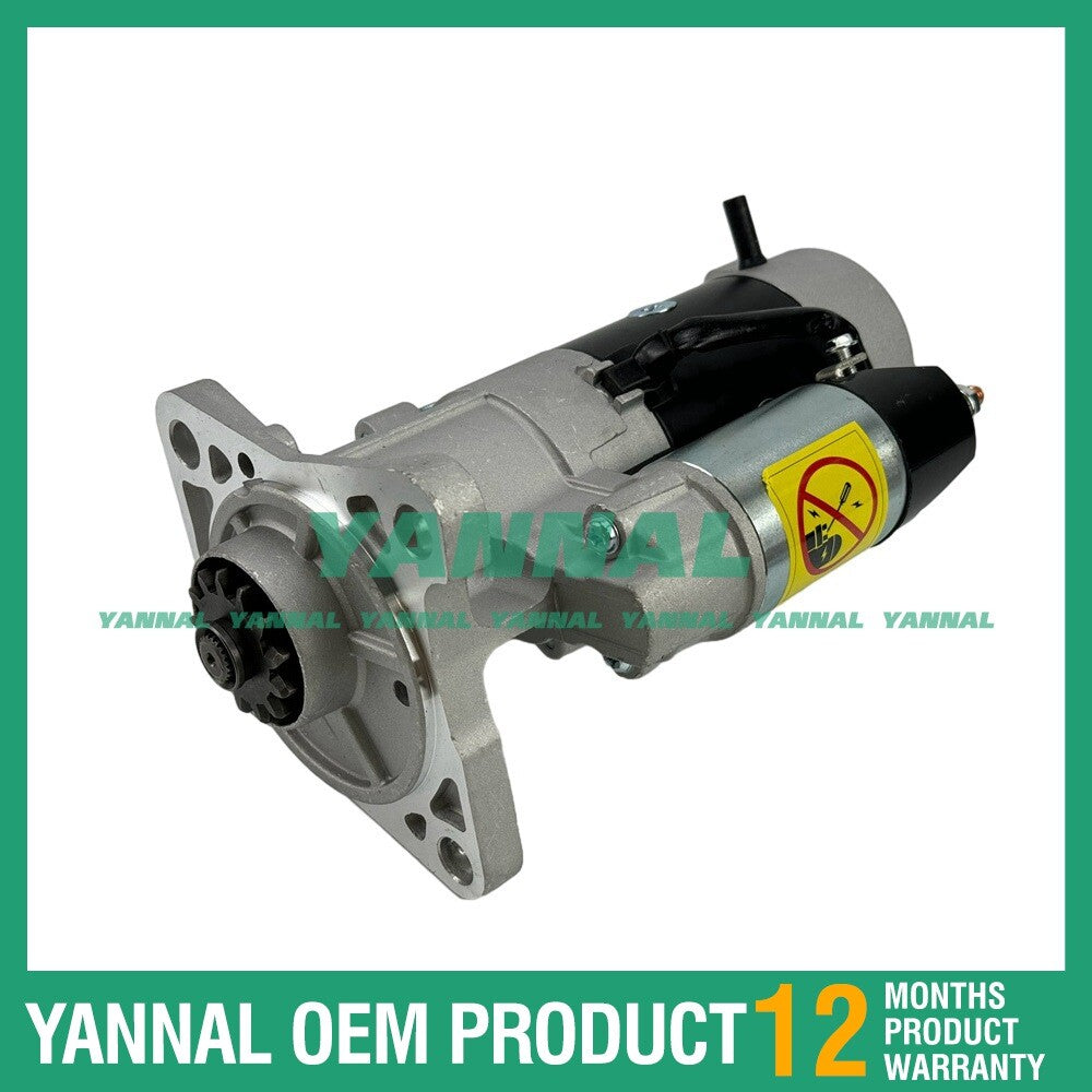 STARTER MOTOR M8T60271 is suitable for Mitsubishi FUSO cans 4D31, 4D32, and 4D34. (Unbranded, 1992)