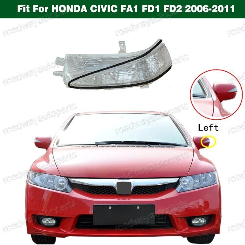 Left Side Mirror Lamp Turn Signal Light 34350-SNB-013 for HONDA for CIVIC 2006-2011