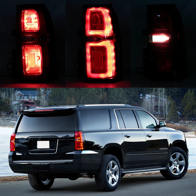 Suitable for 2015 for Chevrolet Tahoe Suburban - Dual LED Rear Taillights and Turn Signals